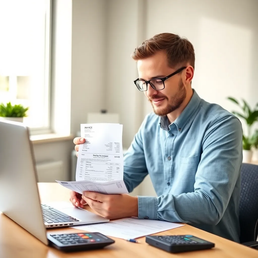 Student die aantekeningen maakt tijdens online financiële les