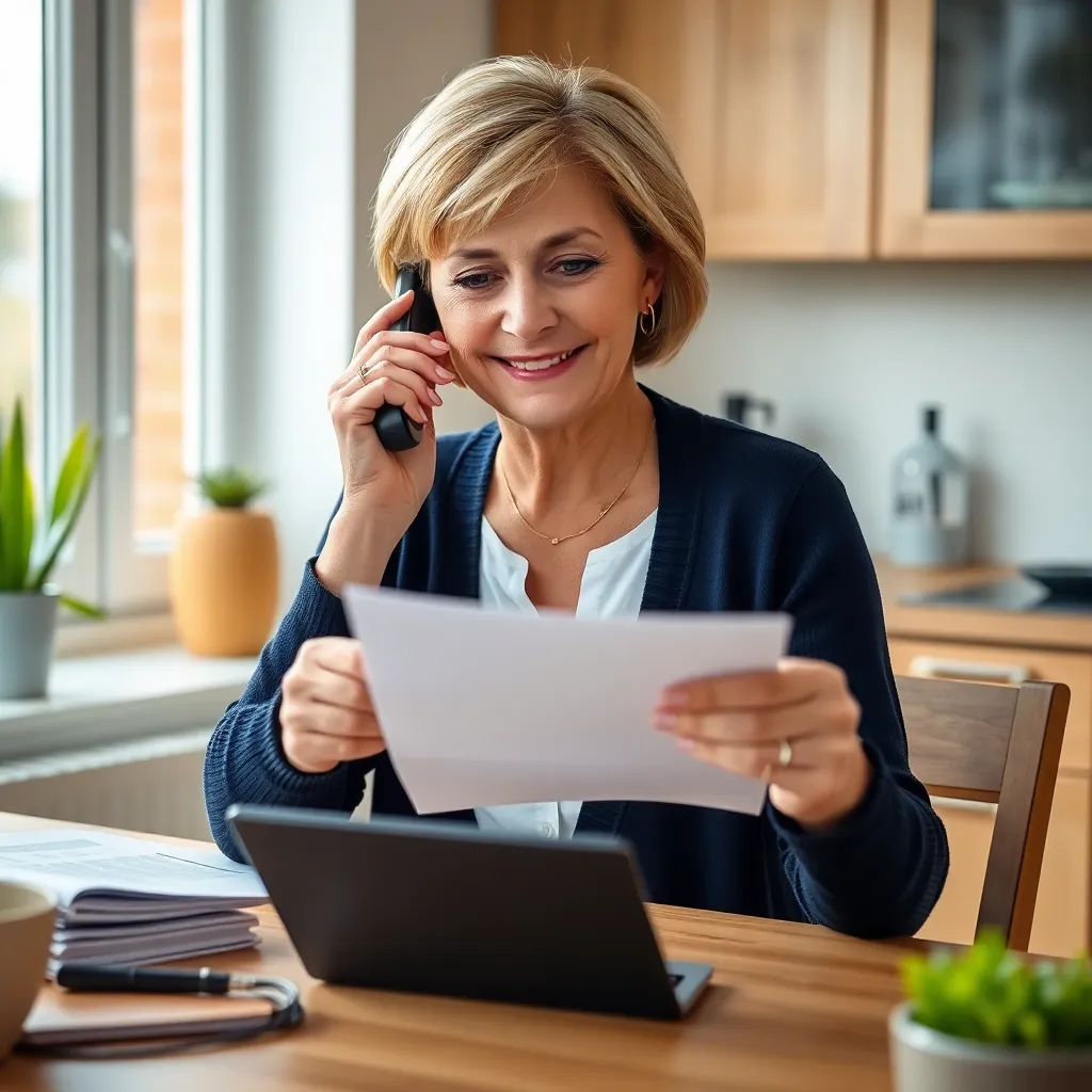 Persoon die een schuldenaflossingsstrategie uitwerkt op papier
