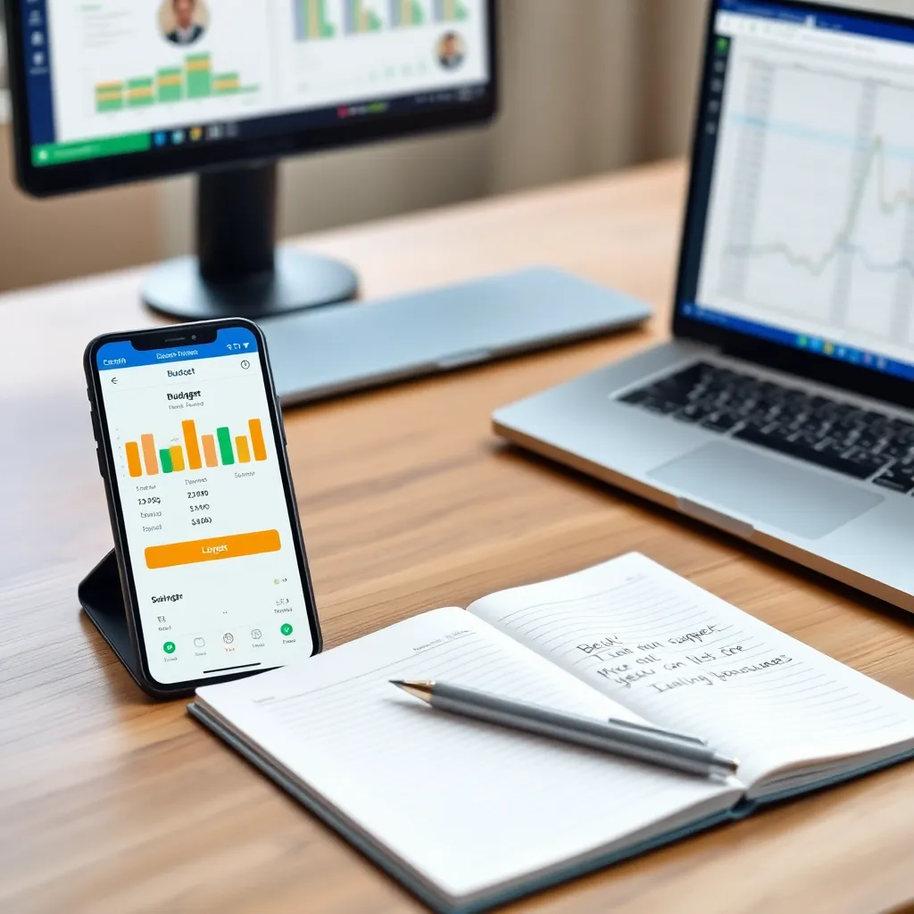 Persoon die beleggingsplan bestudeert met financiële grafieken op bureau